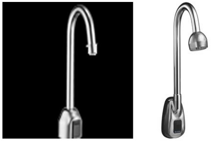 Llave Electrónica Hospitalaria Cuello de Ganso de pared para Lavado de Manos